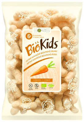 Boris BIO KIDS Kukuřičné mrkvové křupky