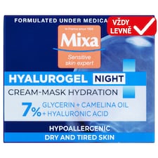 Mixa Hyalurogel Night intenzivní noční hydratační krém, 50 ml