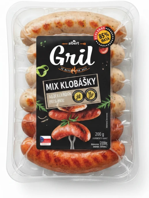 Albert Gril mix klobásky