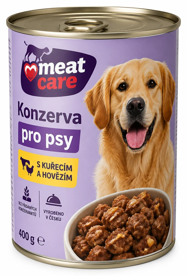 Meat care Konzerva pro psy