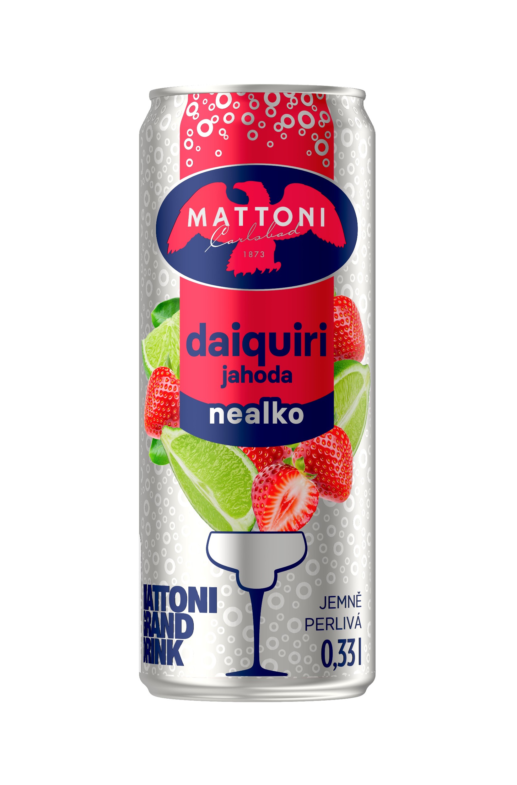 Mattoni Daiquiri jahoda 0,33l