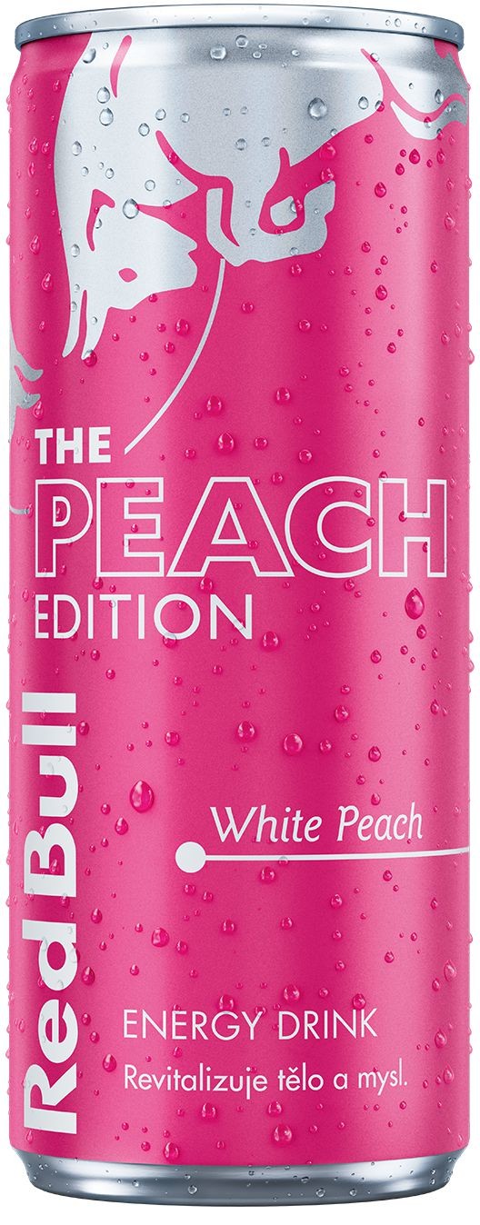 Red Bull Peach s příchutí bílé broskve 250ml