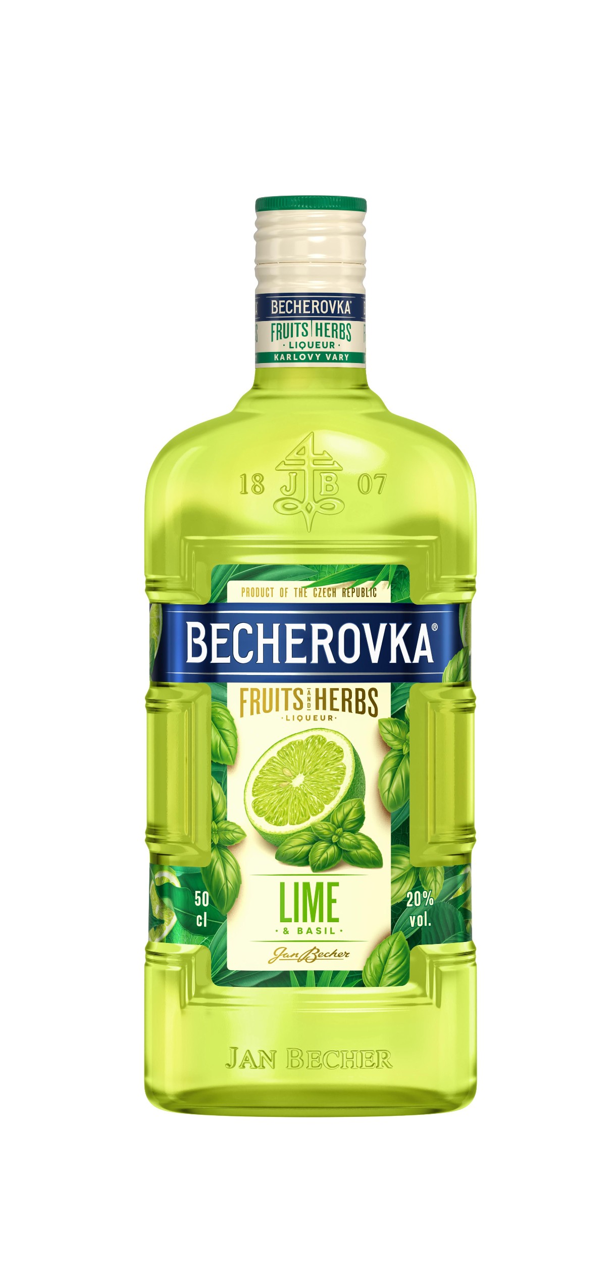 Becherovka LIME&BASIL 20% 0,5 l