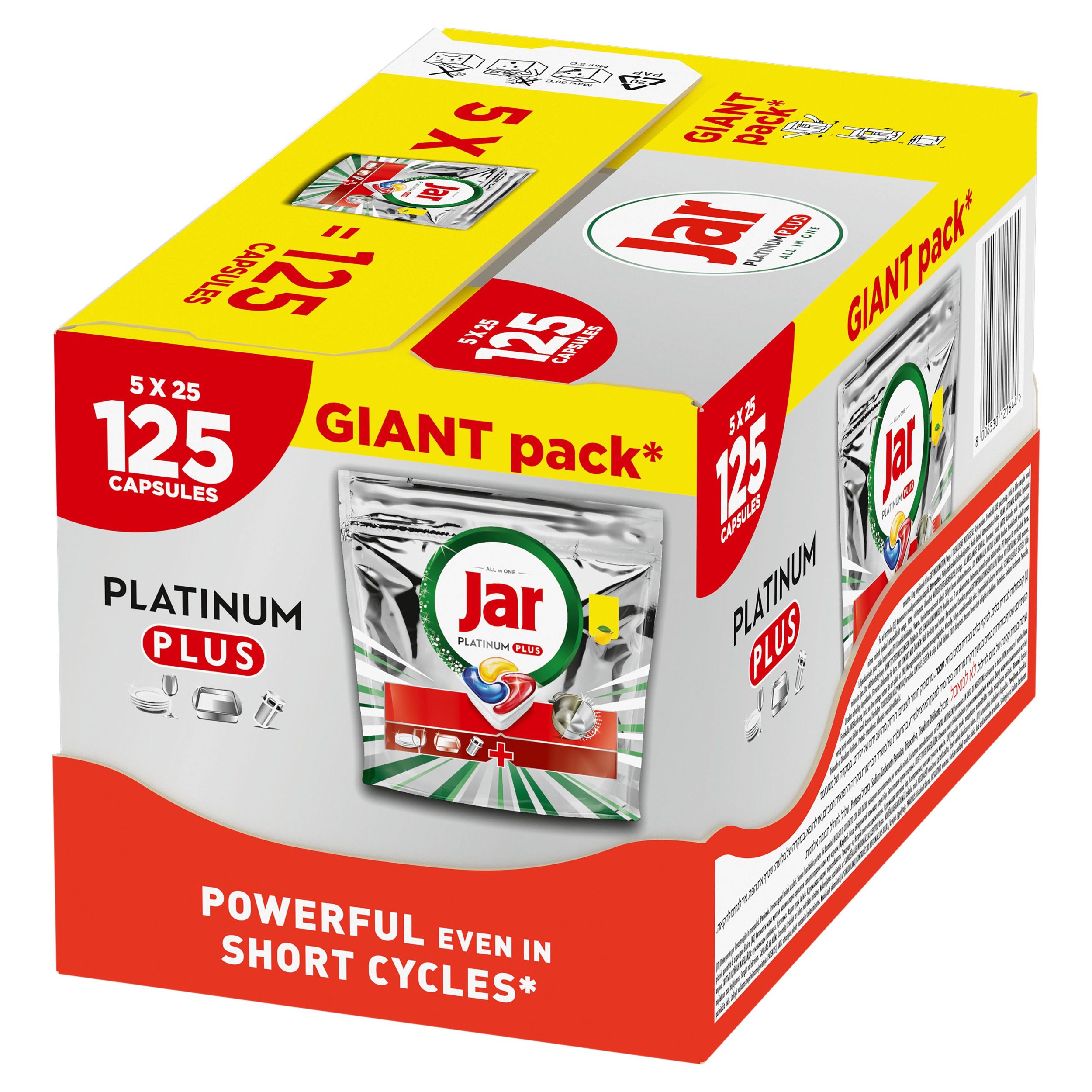 Jar Platinum Plus Kapsle Lemon 125kusů