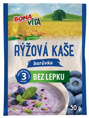 Bonavita Rýžová kaše borůvka