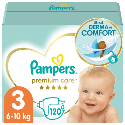 Pampers Premium Care Midi plenky, vel. 3 (6-10 kg)