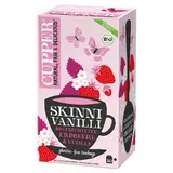 Cupper Skinni Vanilli bio bylinný čaj s vanilkovou a jahodovou příchutí aromatizovaný 20 ks 40g