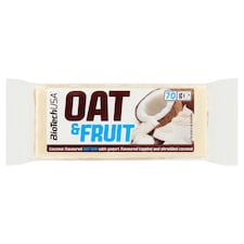 BioTechUSA Oat&Fruits kokosová tyčinka, s kokosovými pilinamy, s jogurtovou polevou 70g