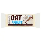 BioTechUSA Oat&Fruits kokosová tyčinka, s kokosovými pilinamy, s jogurtovou polevou 70g