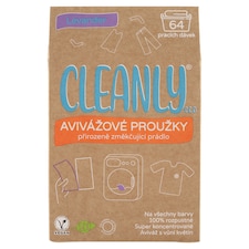 Cleanly Eco Levander avivážové proužky 64 praní 32 ks