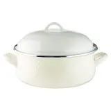 Cream smaltovaný kastrol 24 cm