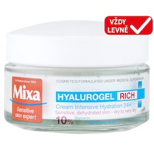 Mixa Hyalurogel Rich intenzivní hydratační krém, 50 ml