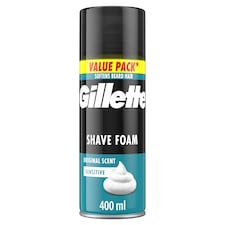 Gillette Classic Pěna Na Holení Sensitive Pro Citlivou Pokožku, 400 ml