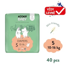 Moomin Baby Pleny 5 10-16 kg 40 ks