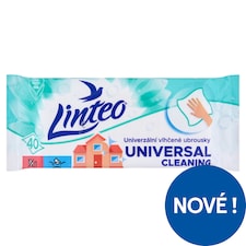 Linteo Univerzální vlhčené ubrousky úklidové 40 ks