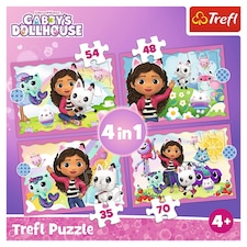 Dreamworks Gabby's Dollhouse Puzzle 4v1 28,5 x 20,5 cm