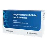 MAGNESII LACTICI 0,5 TBL. MEDICAMENTA 0,5G Tableta 100