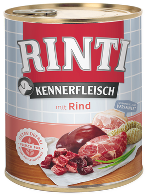 Rinti Kennerfleisch Adult hovězí konzerva pro psy