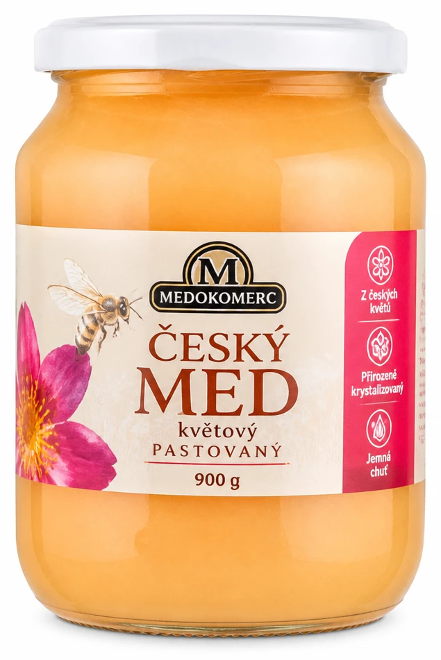 Medokomerc Český med květový pastovaný