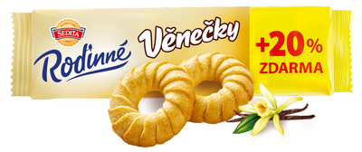 Sedita Rodinné Věnečky vanilkové  + 20%