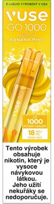 Vuse GO 1000 PEN Banana Mint 18mg