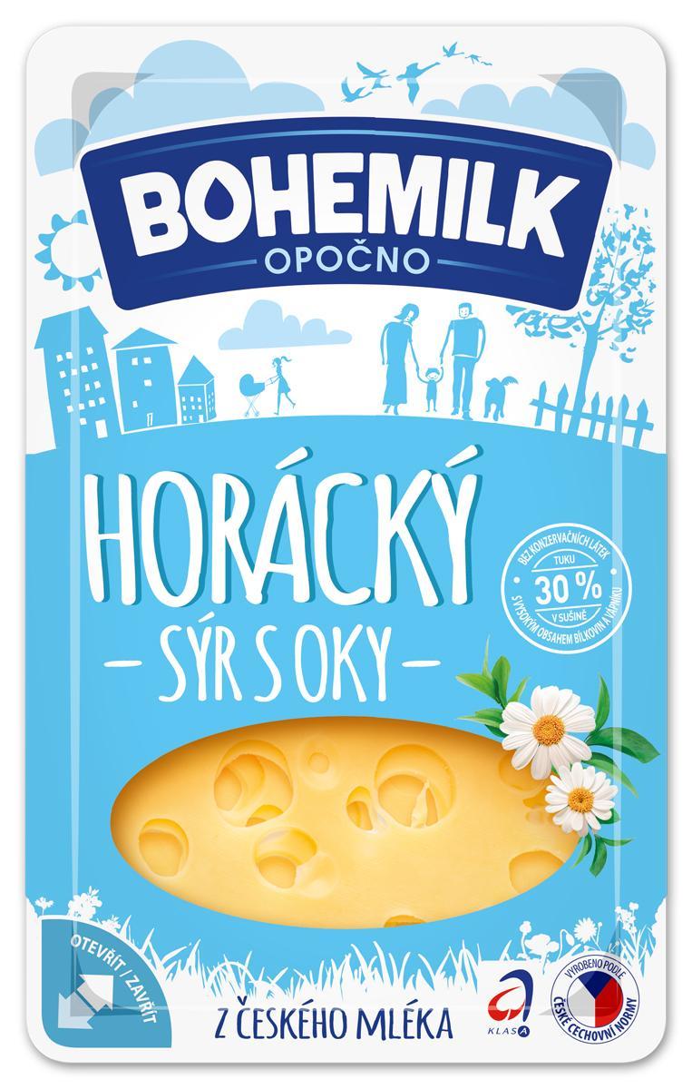 Bohemilk Horácký sýr s oky plátky
