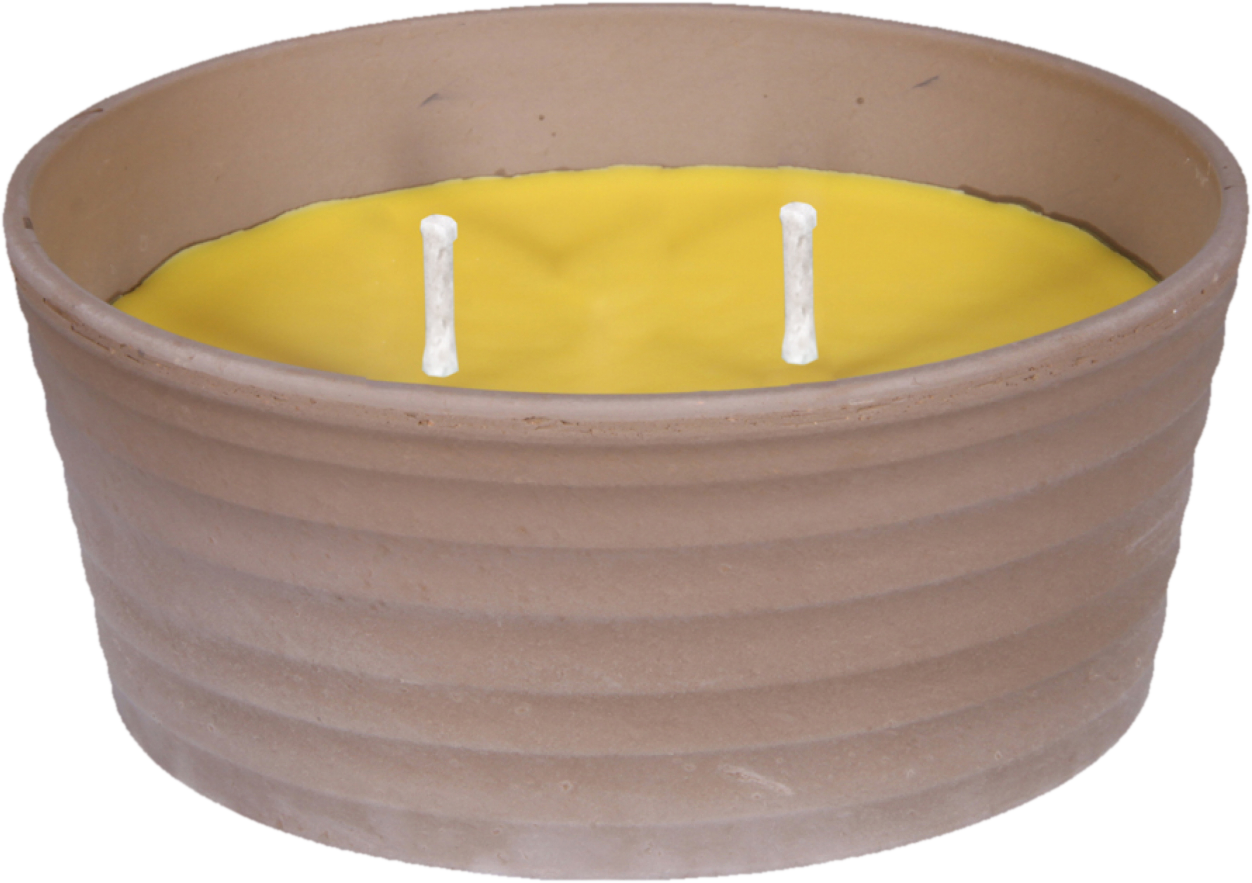 Svíčka proti hmyzu CITRONELLA žardinka SIRIUS 420g d16x7cm