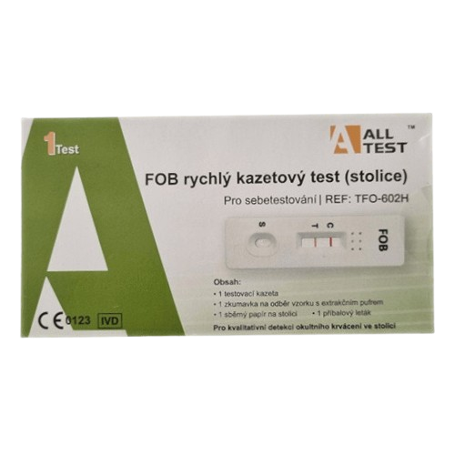 ALLTEST FOB rychlý kazetový test (stolice) 1ks