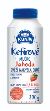 Kunín Kefírové mléko jahoda 300 g