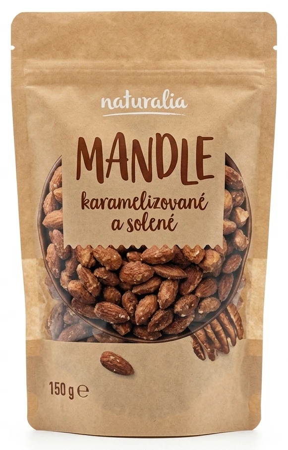 Mandle karamelizované solené Naturalia