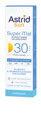 Astrid SUN Pleťový krém na opalování Super Mat SPF 30