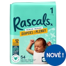 Rascals Prémiové plenky 1 3-5 kg 54 ks