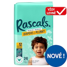 Rascals Prémiové plenky 7 17+ kg 26 ks