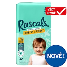 Rascals Prémiové plenky 5 13 - 18 kg 32 ks
