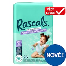 Rascals Prémiové plenkové kalhotky 6 15 - 20 kg 26 ks