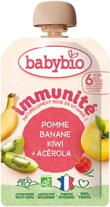 Babybio BIO Kapsička immunité jablko, banán, kiwi a acerola