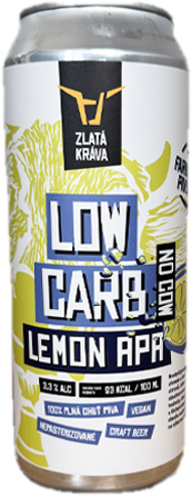 Zlatá kráva Low Carb N0 Cow Lemon Apa plech