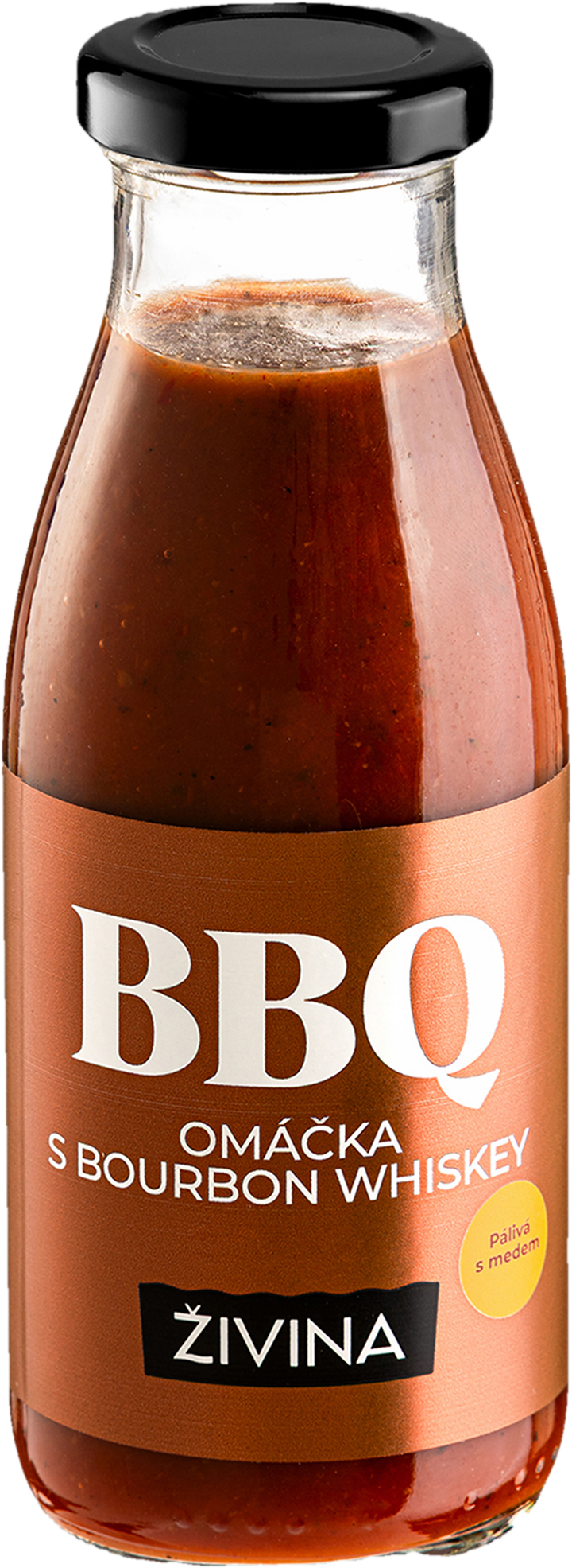 Živina BBQ pálivá omáčka s medem a bourbon whiskey