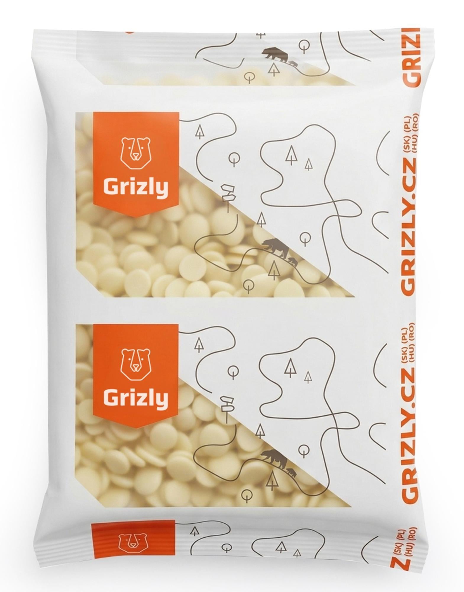 Grizly Čoko pecičky Bílá čokoláda 25%