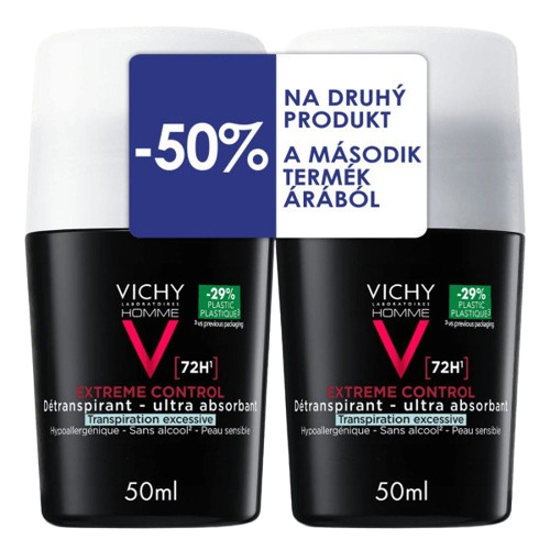 VICHY HOMME Extreme Control detranspirant 2x50ml