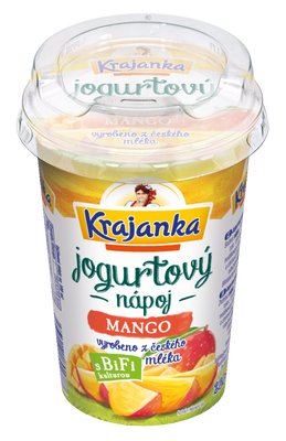 Krajanka Jogurtový nápoj 1,3% mango