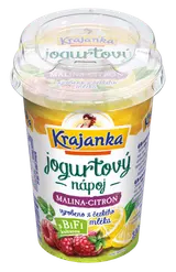 Krajanka Jogurtový nápoj 1,3% malina-citron