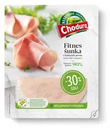 Chodura Fitnes šunka z kuřecích prsou se sníženým obsahem soli, nejvyšší jakosti (90% masa)