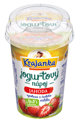 Krajanka Jogurtový nápoj 1,3% jahoda