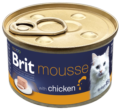 Brit Premium by Nature Cat Can with Chicken, pro kočky