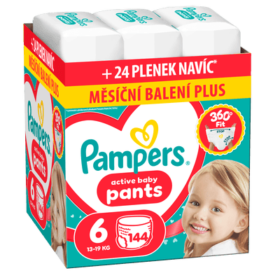 Pampers Plenkové kalhotky, vel. 6 (13-19 kg)
