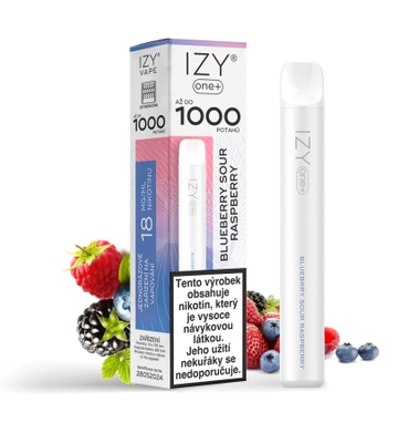 IZY VAPE ONE+ TX BluebSoRas 18 WHI