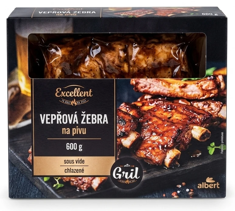 Excellent Vepřová žebra na pivu