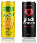 BLACK SHEEP/HELLO PERLIVÉ Energetický nápoj/Limonáda
