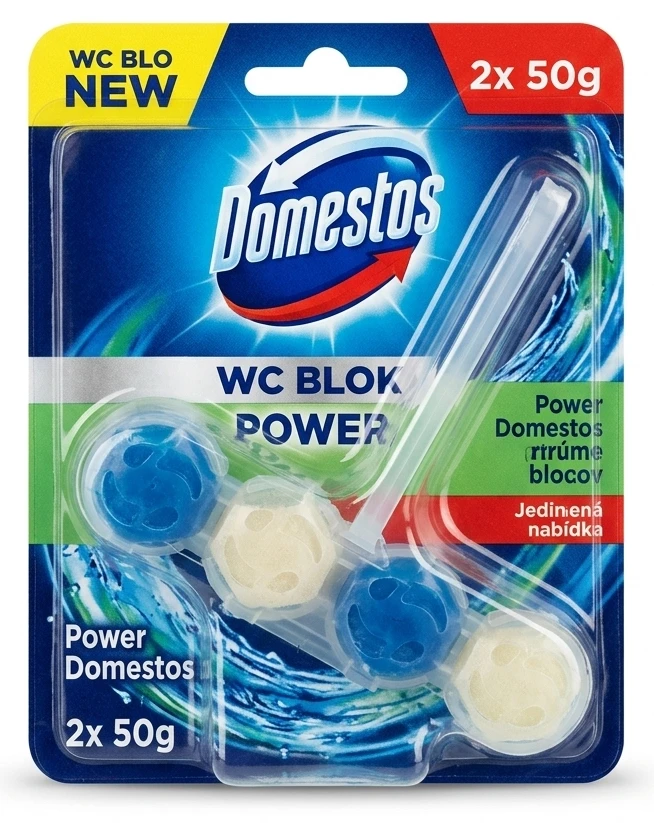 WC blok Power Domestos